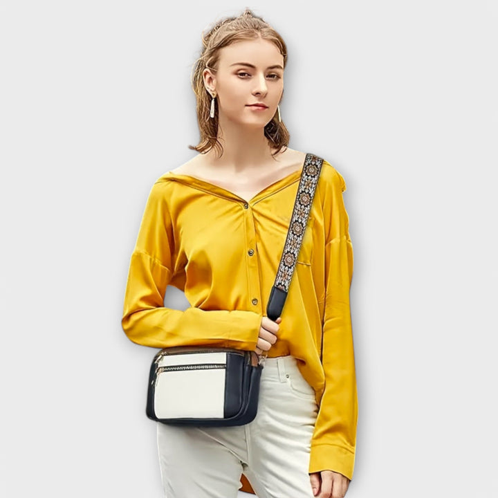 Elegant Vegan Leather Crossbody Bag