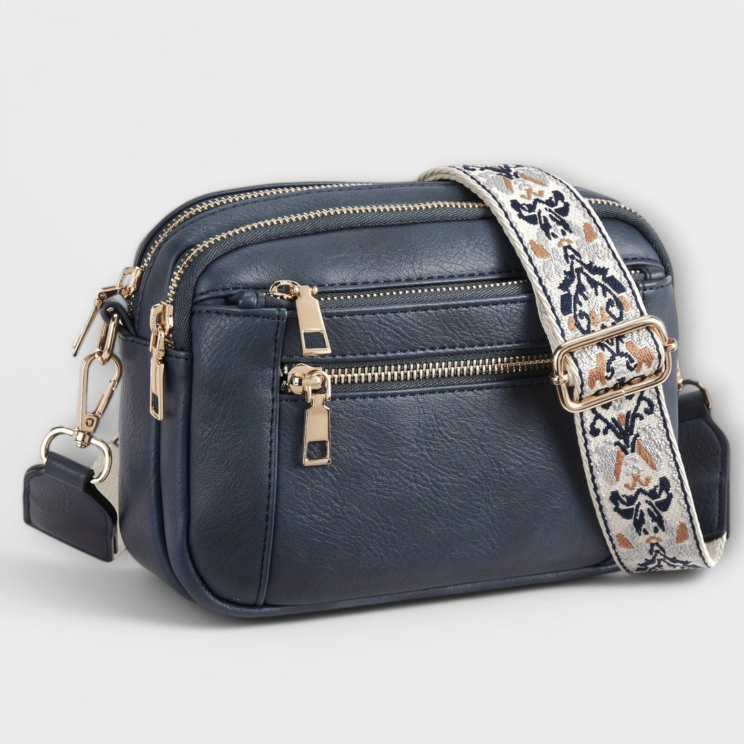 Elegant Vegan Leather Crossbody Bag