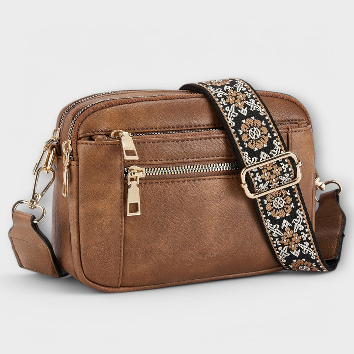 Elegant Vegan Leather Crossbody Bag