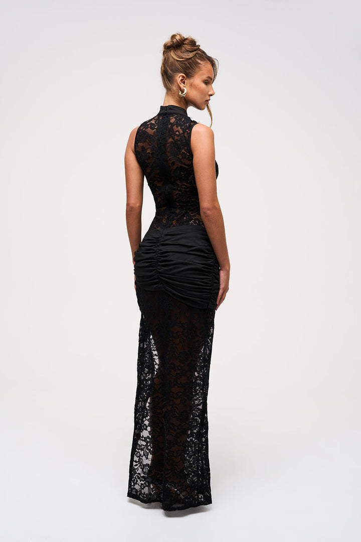 Maxi Dress with Lace