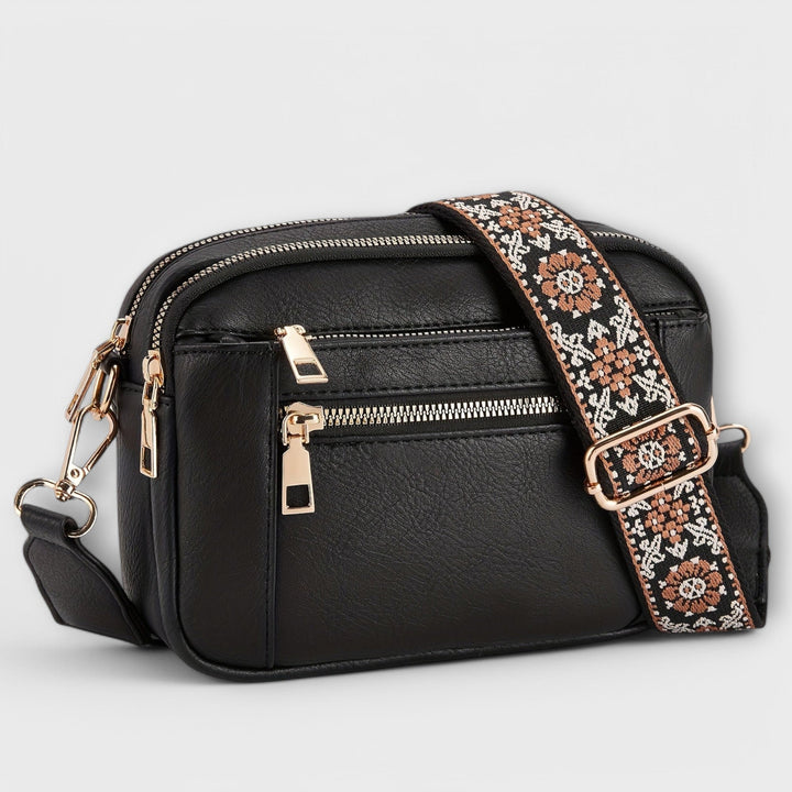 Elegant Vegan Leather Crossbody Bag