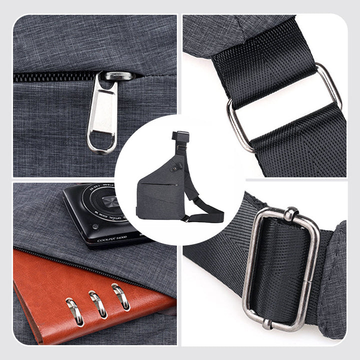 Elegant Shoulder Bag with Anti-Theft Protection
