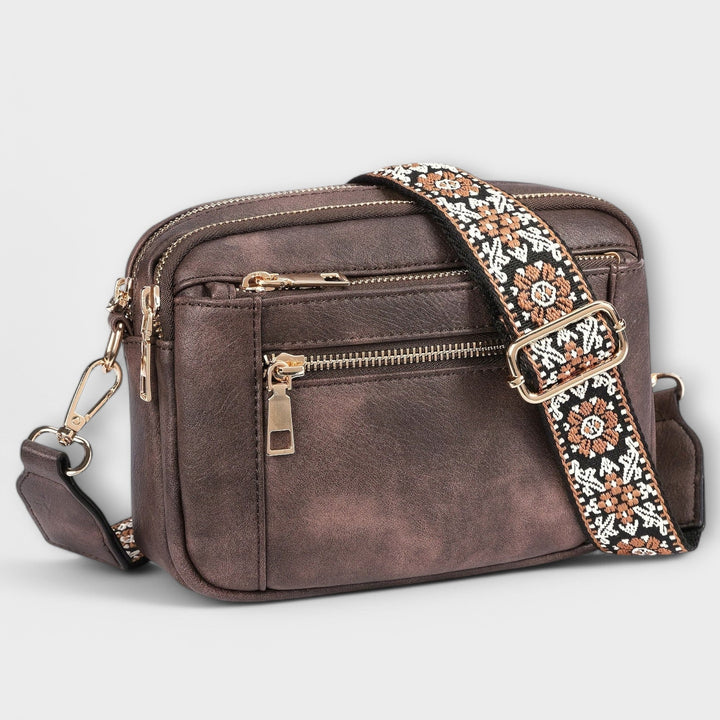 Elegant Vegan Leather Crossbody Bag