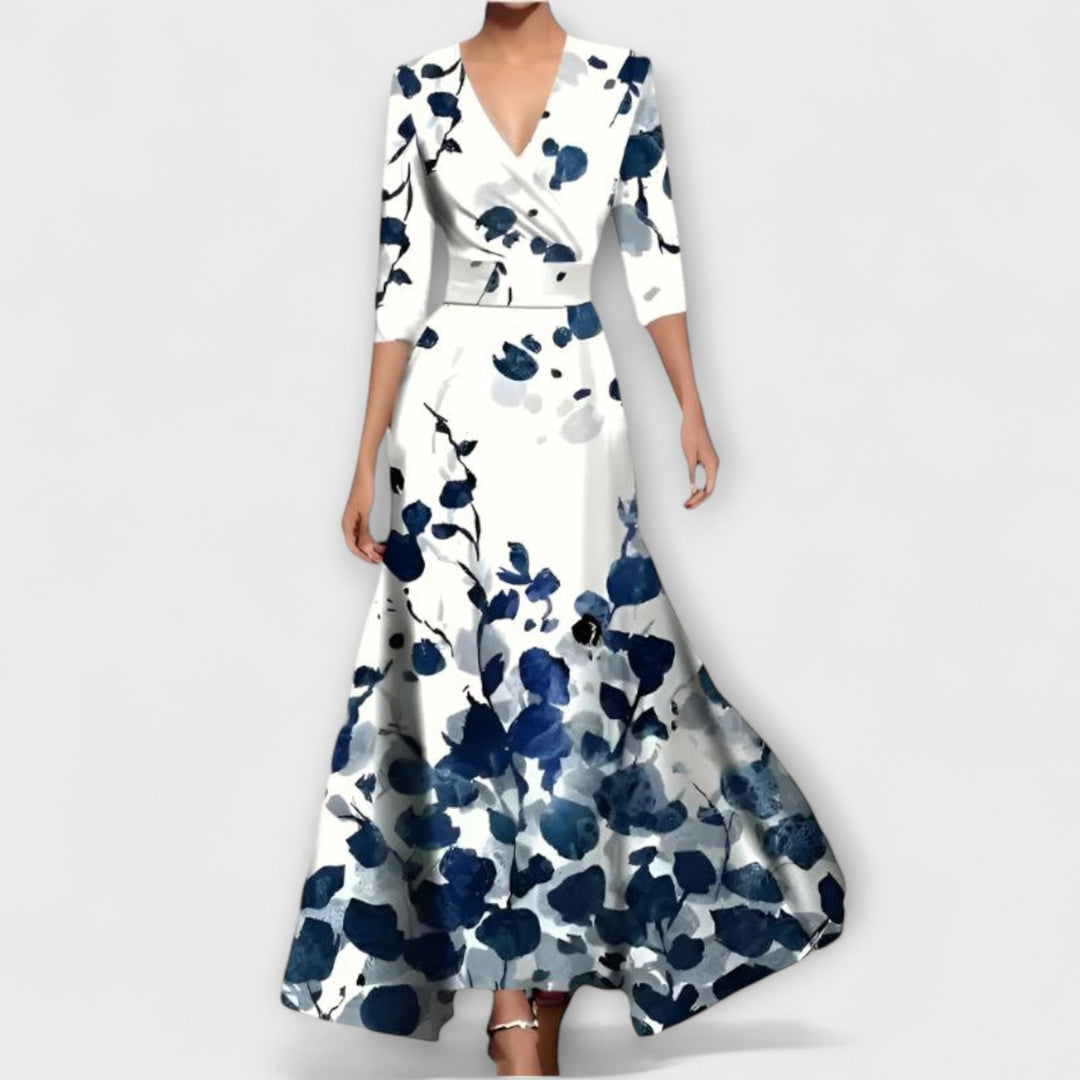 Alma - Elegancka Sukienka z Rękawem