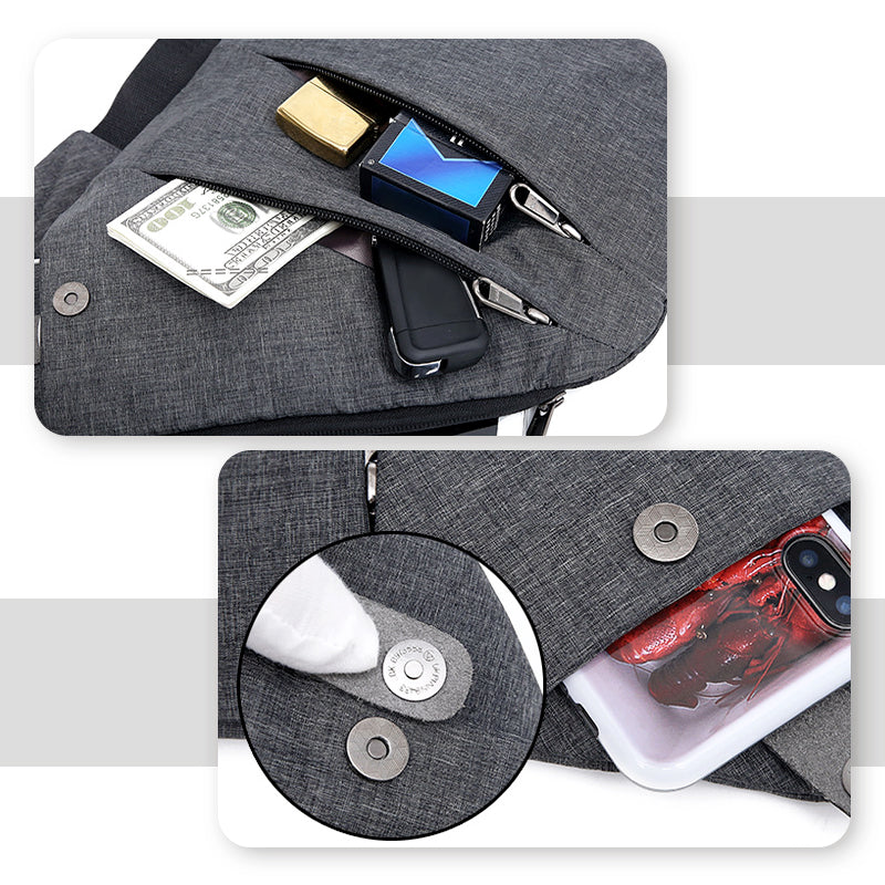 Elegant Shoulder Bag with Anti-Theft Protection