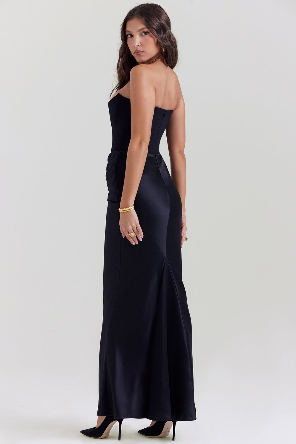 ANIKA SHOULDERLESS DRESS