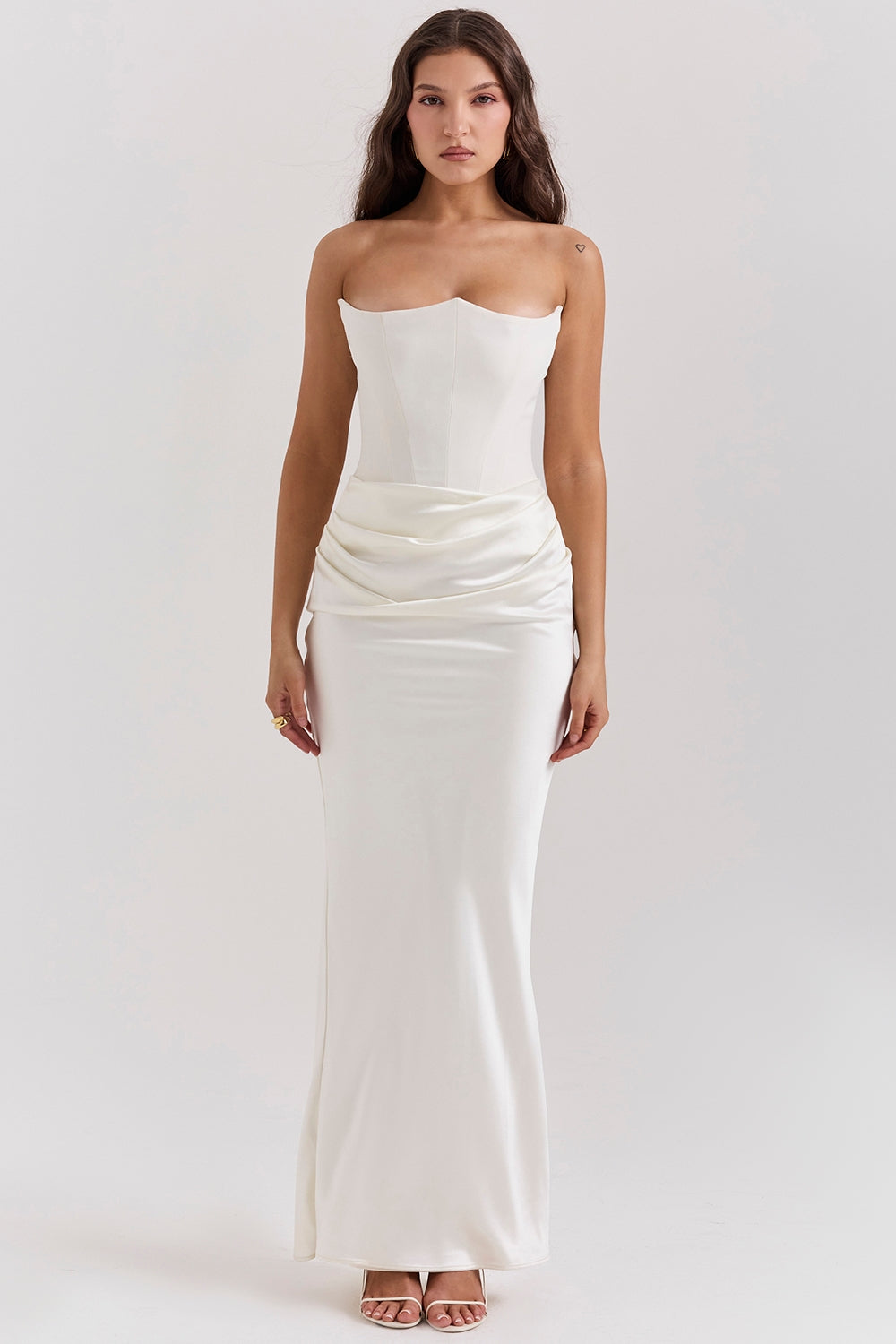 ANIKA SHOULDERLESS DRESS