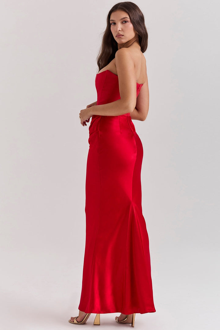 ANIKA SHOULDERLESS DRESS