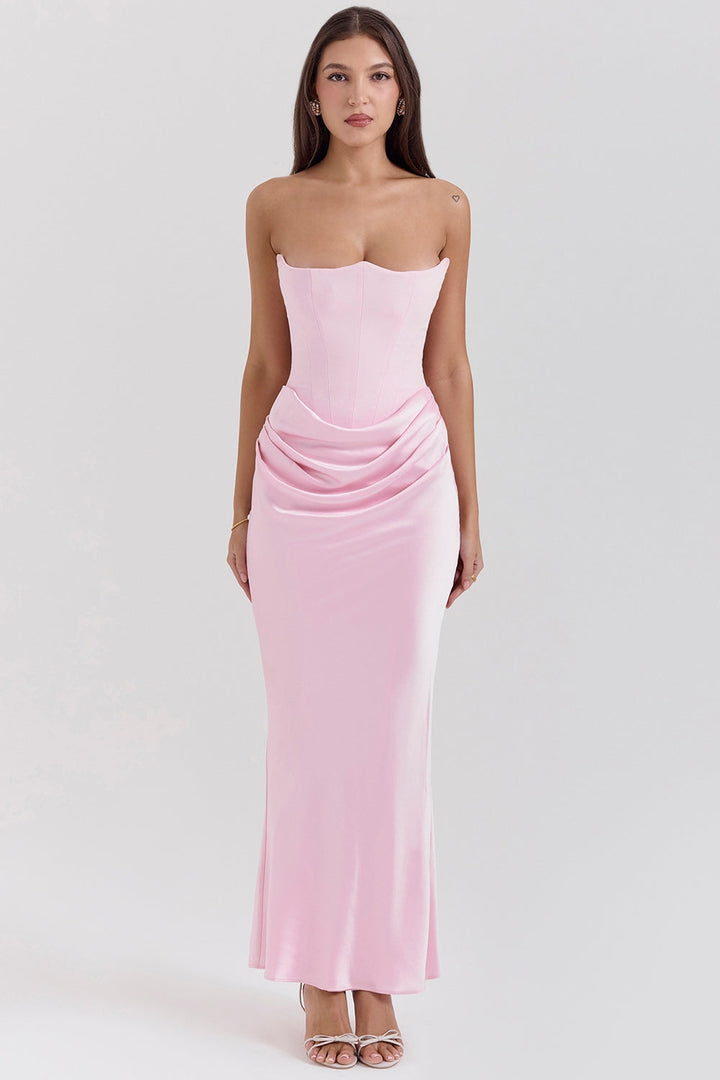 ANIKA SHOULDERLESS DRESS