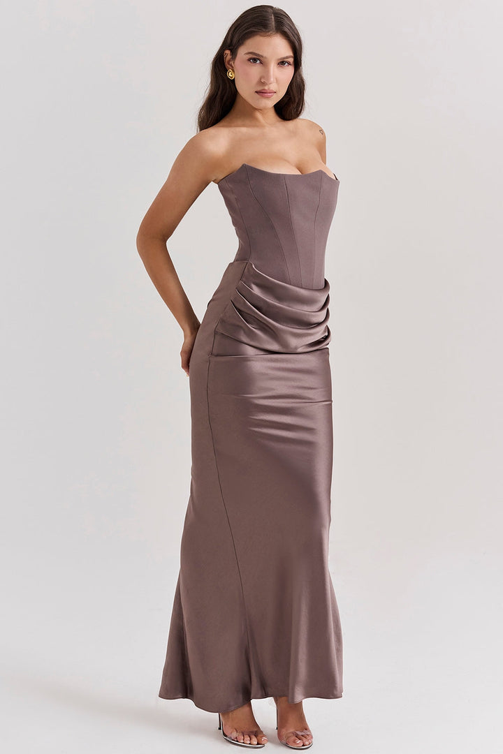 ANIKA SHOULDERLESS DRESS